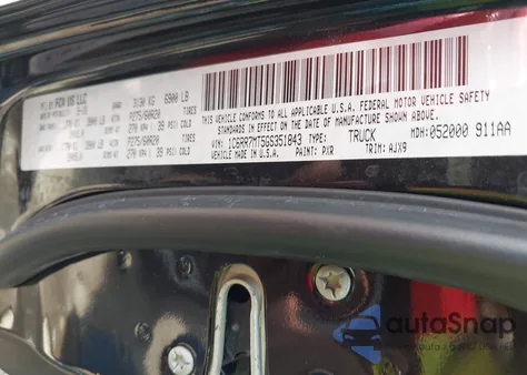 2016 Ram 1500 Sport z USA, uszkodzony, nr VIN 1C6RR7MT5GS351843